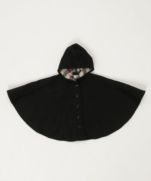BURBERRY（バーバリー） 「KIDS」ポンチョ L ブラック キッズ
