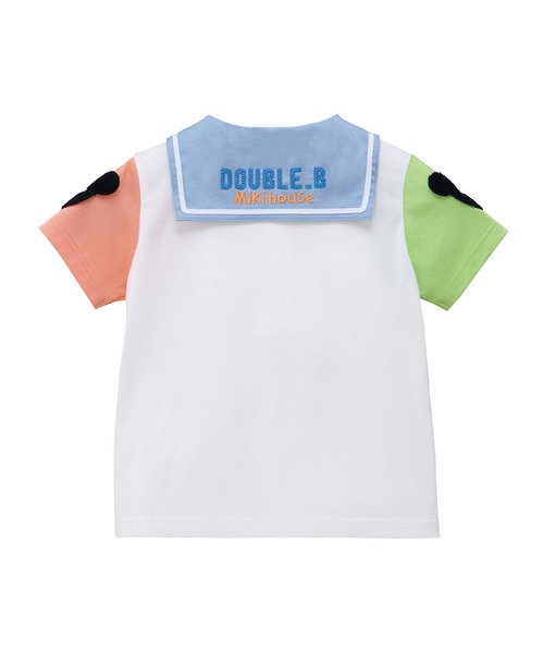 wb ブラウス シャツ セーラーカラーの半袖ブラウス キッズ 子供服