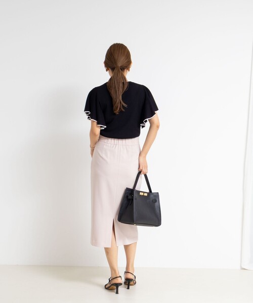 「NOLLEY'S Sophi」 半袖ニット 38 ブラック レディース_画像5