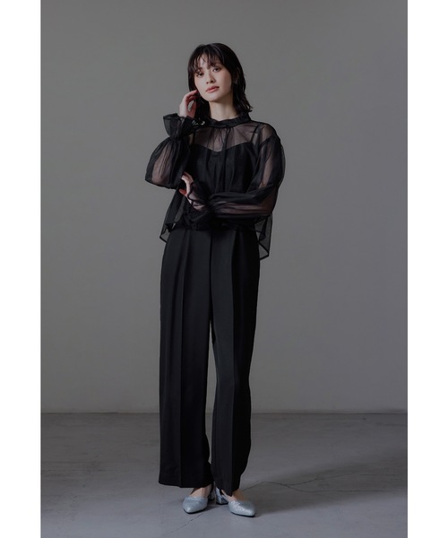 niana / ANDRESD オールインワン パンツドレス 2点セット 結婚式 niana（ニアナ） パンツドレス シアートップスオールインワンドレス 2