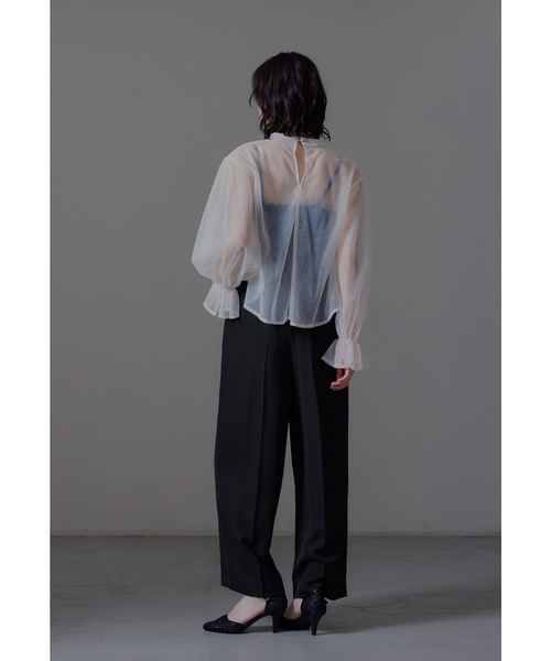 niana オーガンジートップス オールインワン 2ピースセット オケージョン niana オーガンジートップス オールインワン 2ピースセット