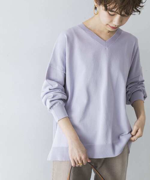 「URBAN RESEARCH」 長袖ニット FREE ベージュ レディース_画像6