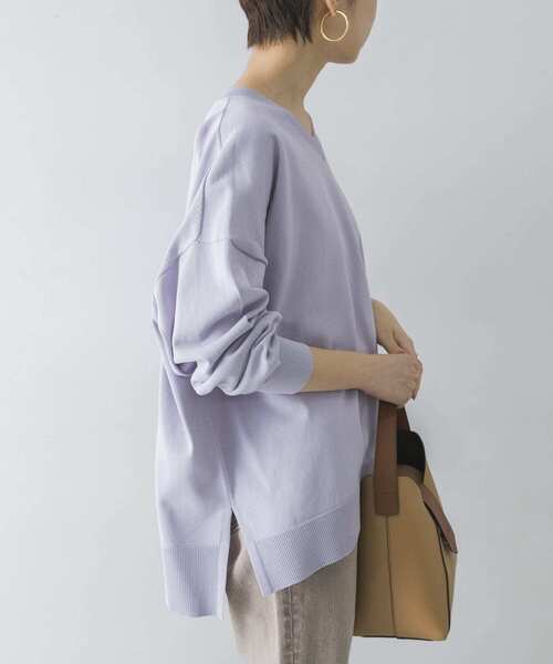 「URBAN RESEARCH」 長袖ニット FREE ベージュ レディース_画像8