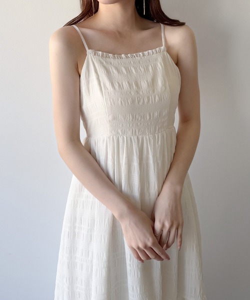 「mipiarl」 キャミソールワンピース LARGE ピンク系その他 レディース_画像5