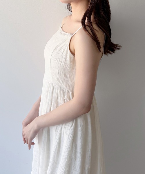 「mipiarl」 キャミソールワンピース LARGE ピンク系その他 レディース_画像7