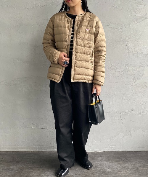 DANTONダウン ライトベージュ Danton（ダントン） ダウンジャケット 38 ベージュ レディース