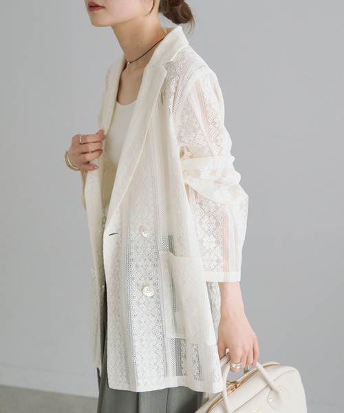 「PUAL CE CIN」 テーラードジャケット FREE ブラック レディース_画像3