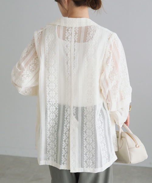 「PUAL CE CIN」 テーラードジャケット FREE ブラック レディース_画像4