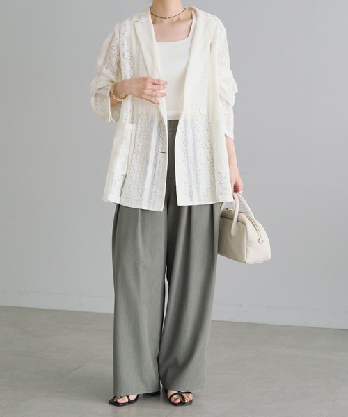 「PUAL CE CIN」 テーラードジャケット FREE ブラック レディース_画像5