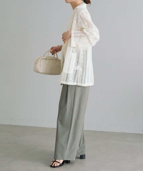 「PUAL CE CIN」 テーラードジャケット FREE ブラック レディース_画像6