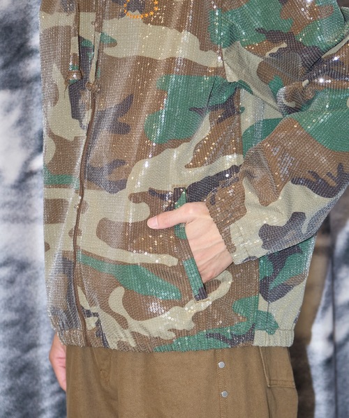 AFB（エーエフビー） ブルゾン アウター HOODED SPANGLE JACKET メンズ