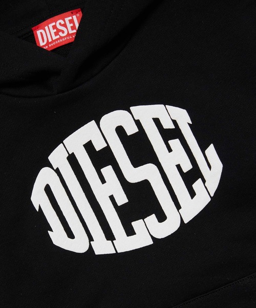 パーカー 入学式 DIESEL（ディーゼル）Kids ＆ Junior ブランドロゴパーカーフーディー キッズ 子供服 男の子 女の子の画像