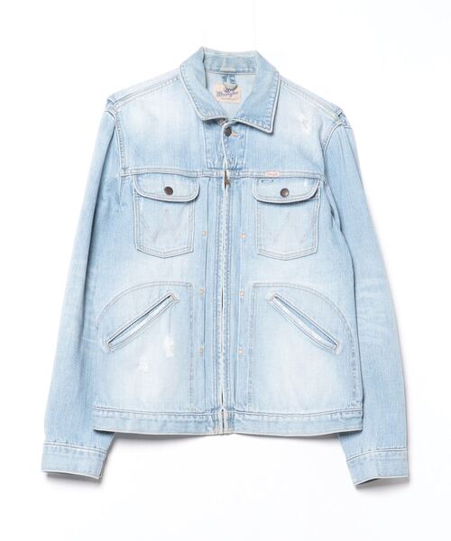 Wrangler（ラングラー） デニムジャケット L ブルー メンズ : ZOZOTOWN
