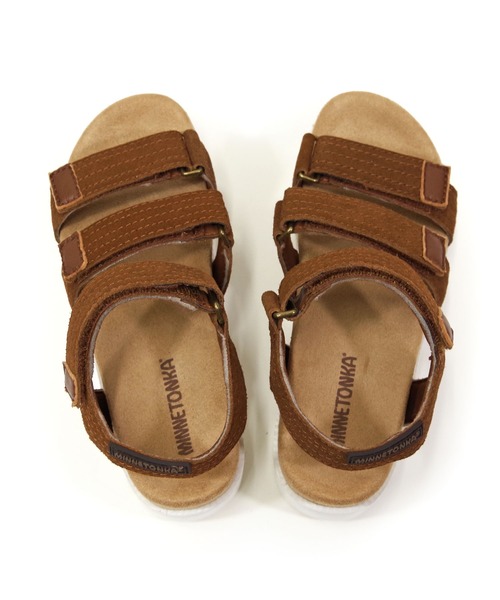 「Minnetonka」 フラットサンダル 5 ブルー レディース_画像6