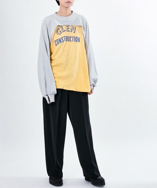 「M TO R」 タートルネックニット FREE カーキ レディース_画像9