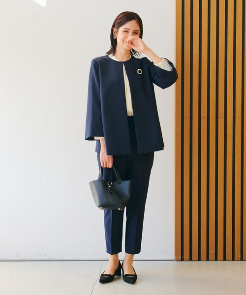 服/ファッション ジャケット レディース CROSS FUNCTION（クロスファンクション） ジャケット ノーカラー