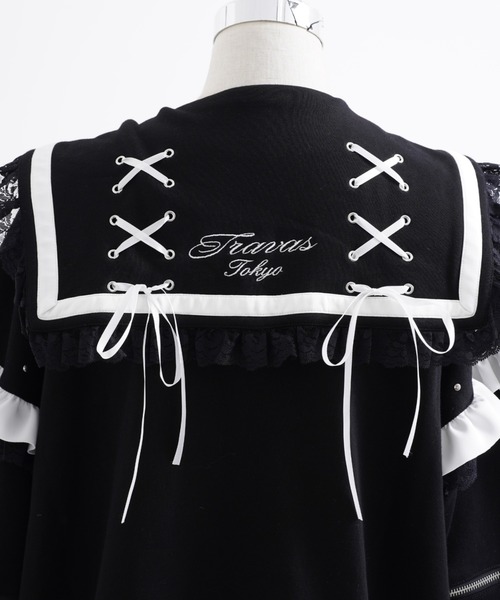 TRAVAS TOKYO セーラーカラーZIPブルゾン TRAVAS TOKYO（トラバストーキョー） コート アウター 「TRAVAS TOKYO