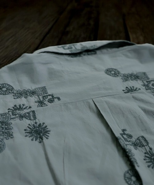 「antiqua」 長袖シャツ ONESIZE ブラック メンズ_画像5