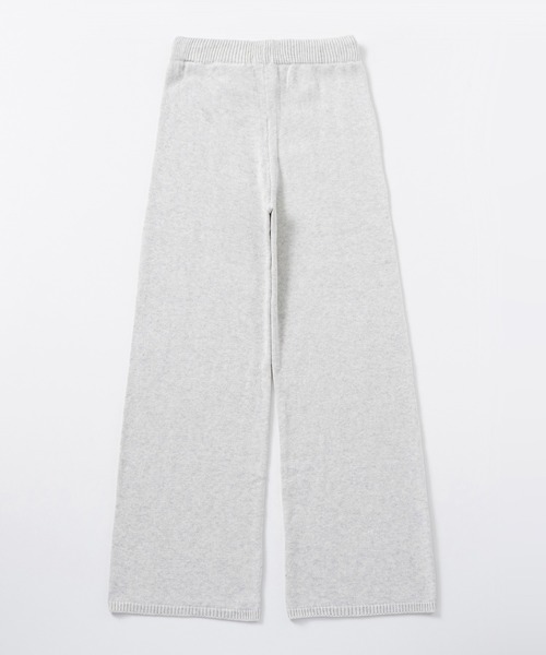 【未使用】ヘビーウェイトカシミアニットパンツ ウールカシミヤ ニットパンツ – kuros.style