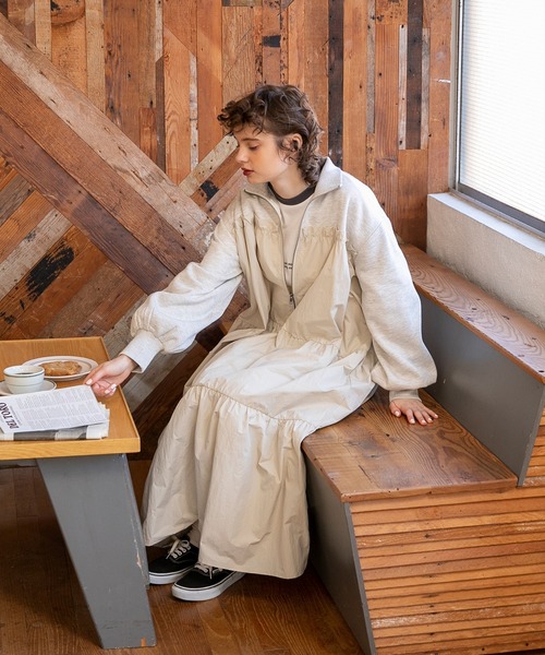 forksy.（フォルクシー） ドッキングワンピース FREE オートミール