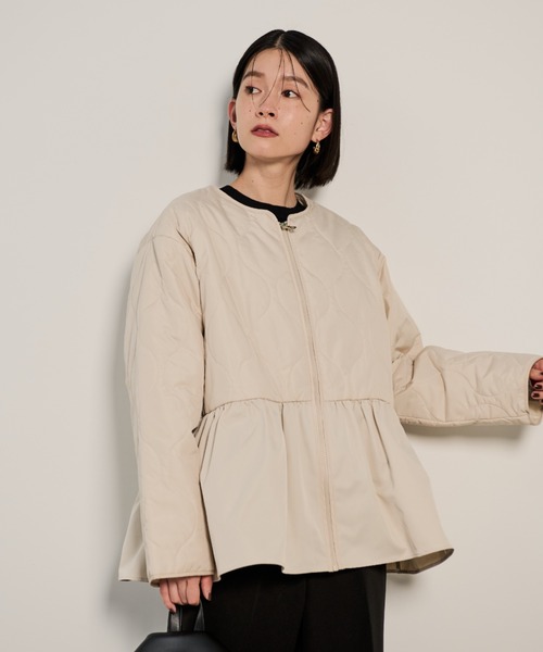 「Shelly island」 ブルゾン M ブラック レディース_画像2