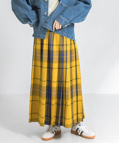 URBAN RESEARCH Sonny Label プリーツスカート 36 イエロー系その他
