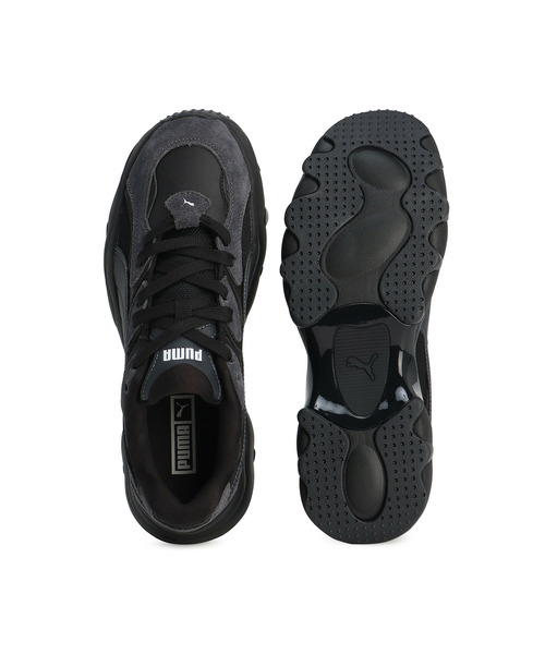 「PUMA」 ローカットスニーカー 24.0cm ブラック レディース_画像4