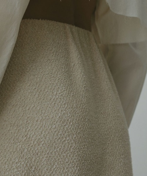 [ETRE TOKYO] узкая юбка M "теплый" белый женский 