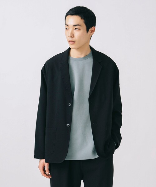 「BEAMS HEART」 セットアップ L ブラック メンズ_画像3