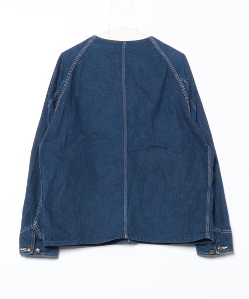 「CAL O LINE」 カバーオール L ブルー メンズ_画像2