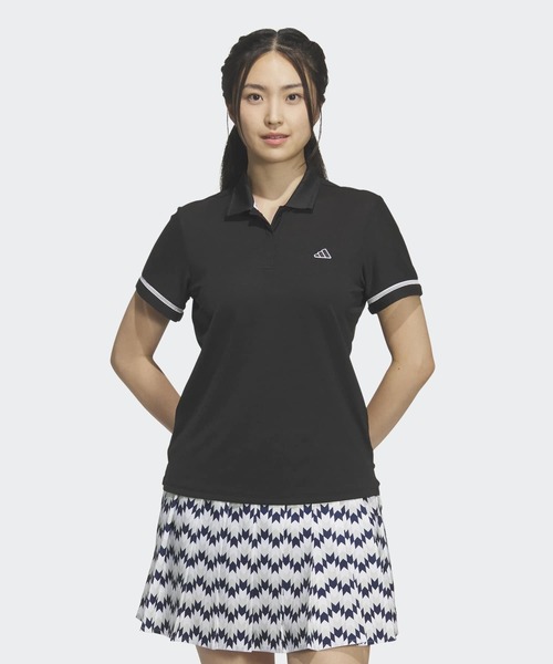 アディダスゴルフ★ブラック★薄手ストレッチ★ポロシャツ【レディース サイズS】 adidas（アディダス） ポロシャツ ポロ クライマクール半袖ポロシャツ