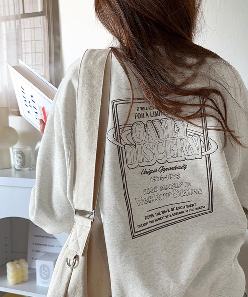 「Java」 スウェットカットソー MEDIUM チャコール レディース_画像7