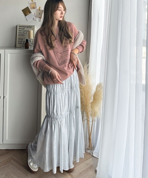 「Java」 スウェットカットソー MEDIUM チャコール レディース_画像8