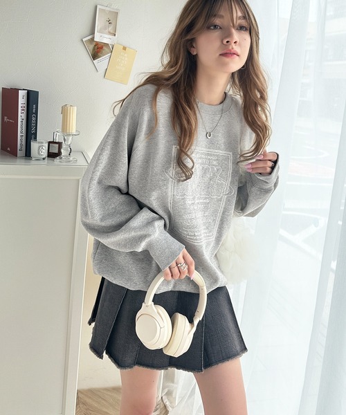 「Java」 スウェットカットソー MEDIUM チャコール レディース_画像9