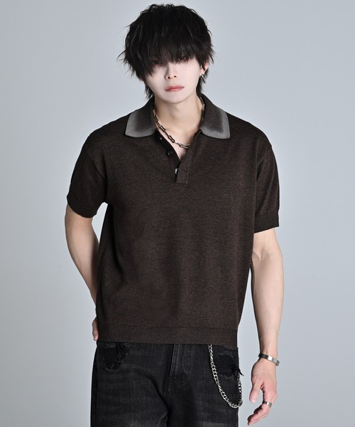 LARDINI ブラック コットン　ショートスリーブポロシャツ SALE 30%OFF】nonnative(ノンネイティブ)CLERK S/S POLO SHIRT COTTON