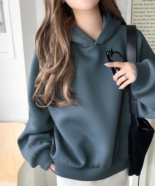 「Java」 プルオーバーパーカー X-LARGE ベージュ レディース_画像4