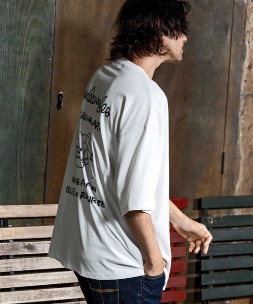「Mark Gonzales」 半袖Tシャツ M ホワイト メンズ_画像6