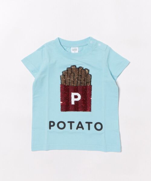CHEEK ROOM（チークルーム） tシャツ ポテトスパンコール Tシャツ 