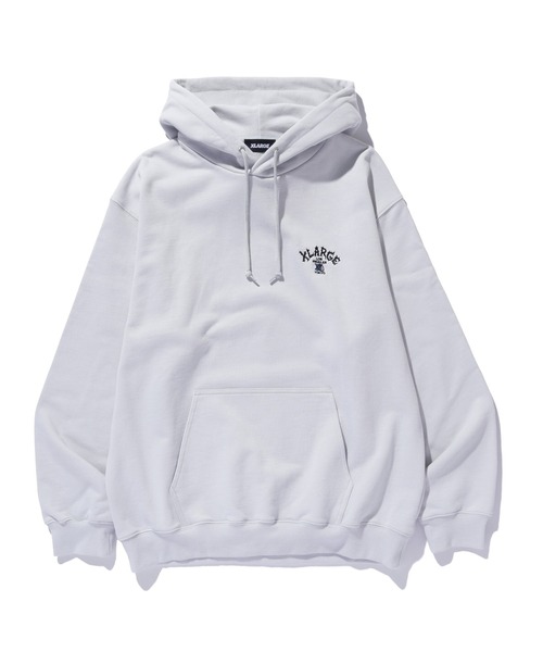 「XLARGE」 プルオーバーパーカー L グレー メンズの画像