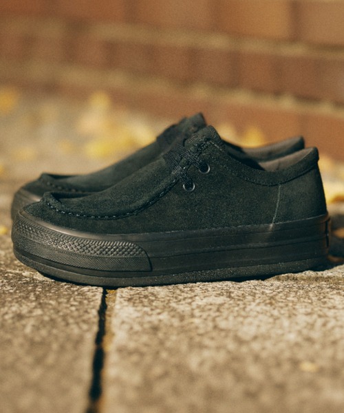 CONVERSE（コンバース） モカシンシューズ 7 ブラック メンズ