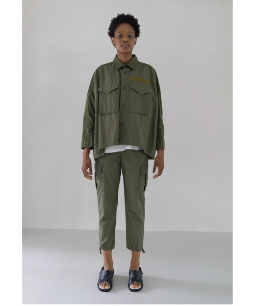 「ZUCCa」 カーゴパンツ M size カーキ レディース_画像2