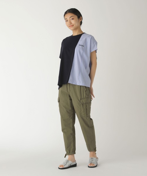 「ZUCCa」 カーゴパンツ M size カーキ レディース_画像7
