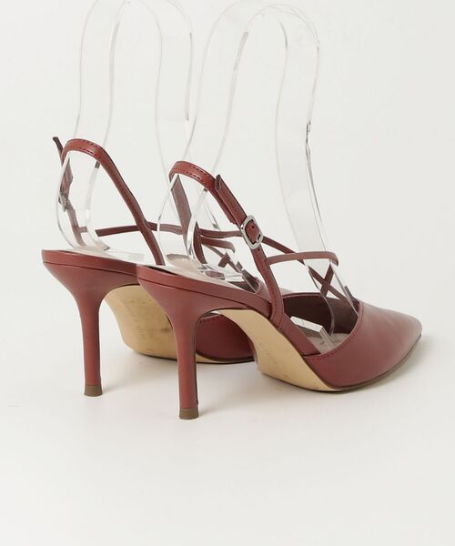 「CHARLES & KEITH」 ヒールサンダル 36 レッド レディース_画像2