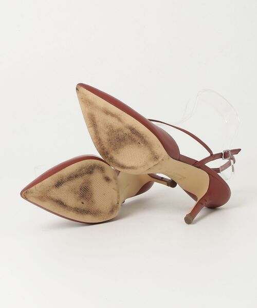 「CHARLES & KEITH」 ヒールサンダル 36 レッド レディース_画像3