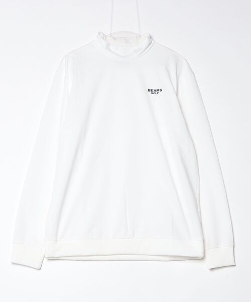 「BEAMS GOLF」 長袖Tシャツ X-LARGE ホワイト メンズの画像