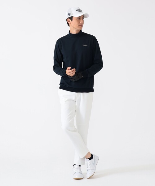 「BEAMS GOLF」 長袖Tシャツ X-LARGE ホワイト メンズの画像
