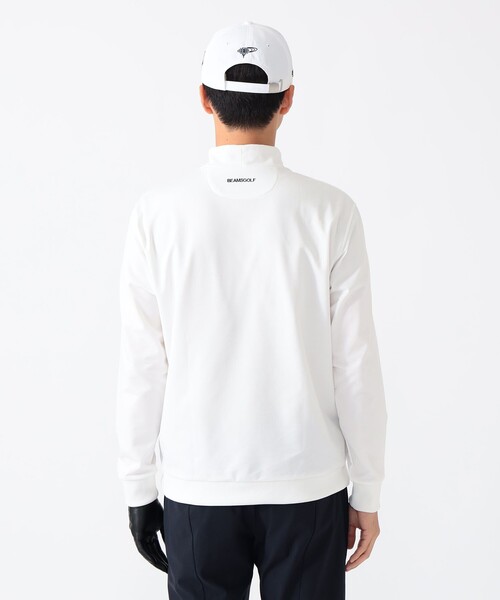 「BEAMS GOLF」 長袖Tシャツ X-LARGE ホワイト メンズの画像