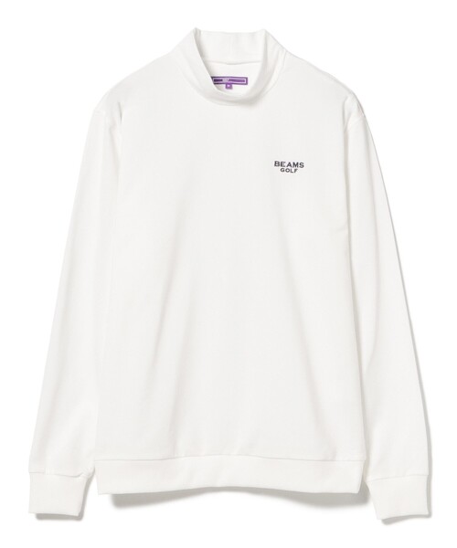 「BEAMS GOLF」 長袖Tシャツ X-LARGE ホワイト メンズの画像