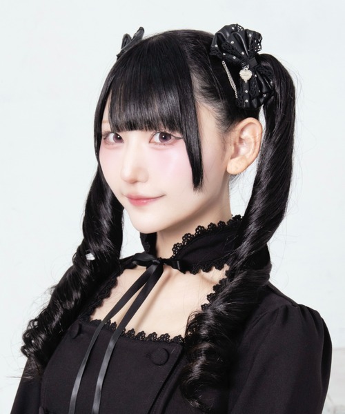 mine by LAFARY ヘアクリップ スタッズチェーンリボン : ZOZOTOWN