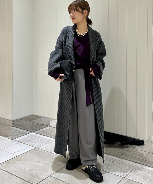 「SLOBE IENA」 スラックス 38 グレー レディースの画像